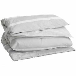 GANT OXFORD STRIPE Bettdeckenbezug - 135x200 Cm - Grey