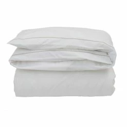 LEXINGTON Hotel Percale Bettdecken-Bezug - 135x200 Cm - White/light Beige