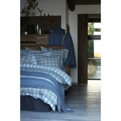 Lexington Checked Bettdecken-Bezug Aus Flanell - 155x220 Cm - Gray Melange/blue/white 6 Lexington Checked Bettdecken-Bezug Aus Flanell - 155x220 Cm - Gray Melange/blue/white -Eleganz Shop unnamed file 3
