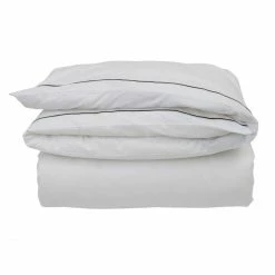 LEXINGTON Hotel Percale Bettdecken-Bezug - 135x200 Cm - White/blue