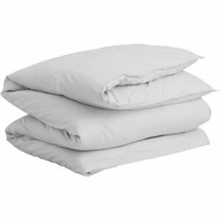 GANT Sateen Stitch Bettdeckenbezug Aus Baumwollsatin - 135x200 Cm - Light Grey