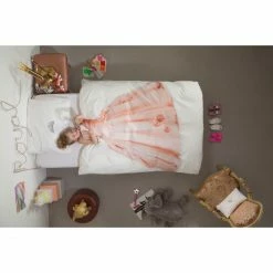 SNURK Princess Bettwäsche-Set Mit Prinzessin-Motiv - 135x200 / 80x80 Cm - Rosa 6 SNURK Princess Bettwäsche-Set Mit Prinzessin-Motiv - 135x200 / 80x80 Cm - Rosa -Eleganz Shop unnamed file 474