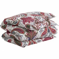 GANT Key West Paisley Bettdeckenbezug Aus Baumwollsatin - 135x200 Cm - Red