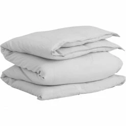 GANT Cotton Linen Bettdeckenbezug - 135x200 Cm - Light Grey