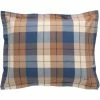 GANT Flannel Check Kopfkissenbezug - 40x80 Cm - Deep Blue