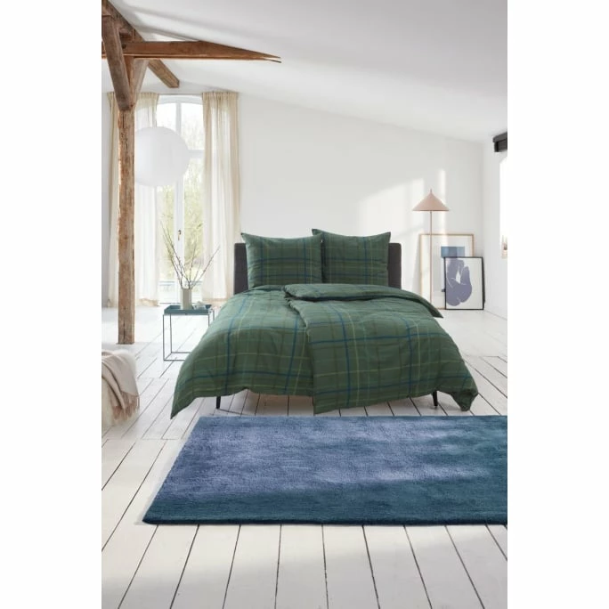ESPRIT Home Folklore Check Bettwäsche-Set Aus Flanell - 135x200 / 80x80 Cm - Green 3 ESPRIT Home Folklore Check Bettwäsche-Set Aus Flanell - 135x200 / 80x80 Cm - Green – Bild 3