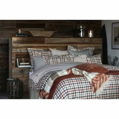 Lexington Checked Bettdecken-Bezug Aus Flanell - 135x200 Cm - Rustic Brown/off White 5 Lexington Checked Bettdecken-Bezug Aus Flanell - 135x200 Cm - Rustic Brown/off White -Eleganz Shop unnamed file 9